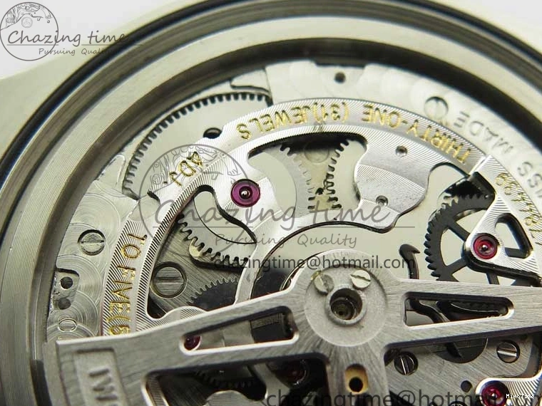 MIROTIME 0408 Original Portuguese IW358304 ZF 1:1 Best Edition SS White Dial RG Markers on Leather Strap A 7077